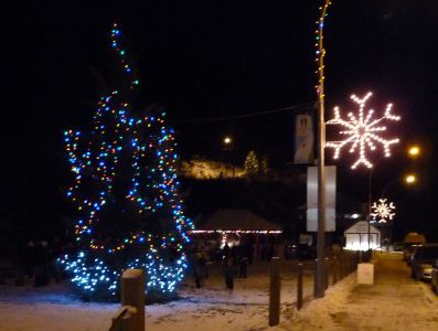 Greenwood lights up for Christmas cheer