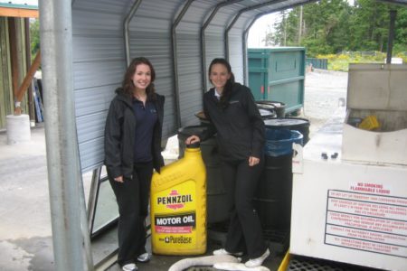 Recycling oil in Rossland: Every drop counts