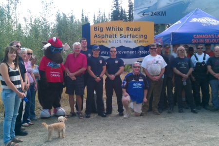 Big White road gets a helping hand