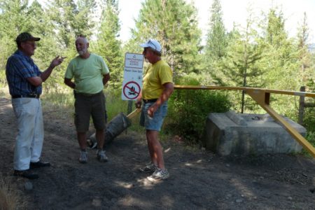 Trail gate destroyed in senseless vandalism