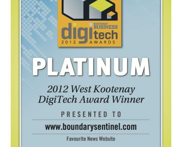 Boundary Sentinel voted top news website in the West Kootenays by our readers