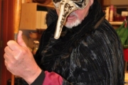 Who is that masked man? Photo by Tina Bryan.
