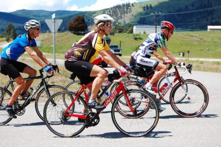 Cyclists take off on three-day fun ride