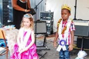 The fair's King and Queen -- Cadence and Clinton. 