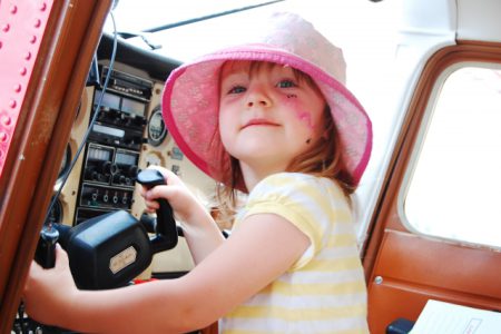 Planes, helicopters, cars and motorcycles at the Fly-In