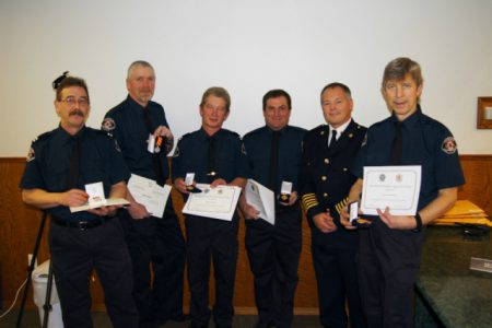 GFFR members awarded for years in service