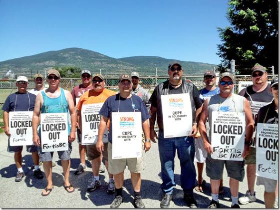 UPDATED: Agreement ends FortisBC lockout of 225 electrical workers