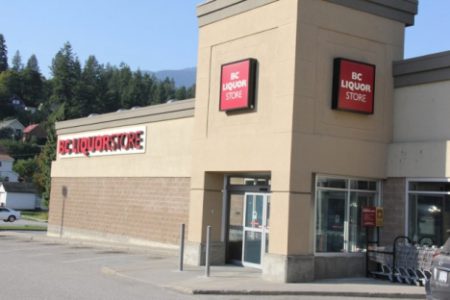 BC Liquor Store back supporting Dry Grad