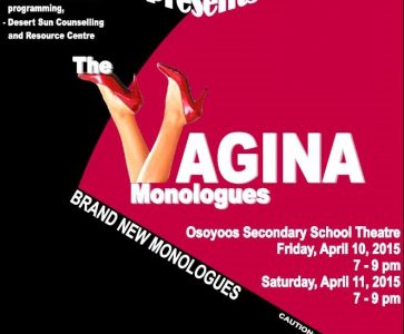 V-Day -- Vagina Monologues back in Oliver/Osoyoos