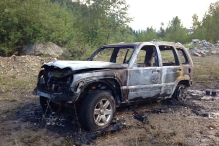 Vehicle torched on Woodland Drive; fire ban still in effect