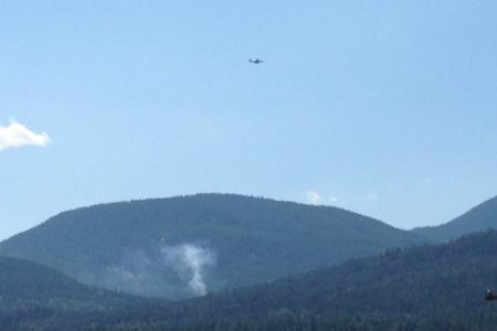 UPDATED: Wildfire outside Castlegar 100% contained