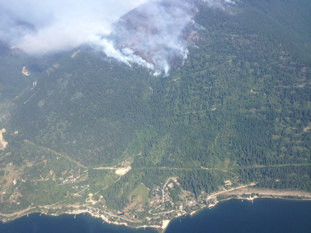Sitkum Creek Wildfire 90 percent contained, Area Restriction Order rescinded