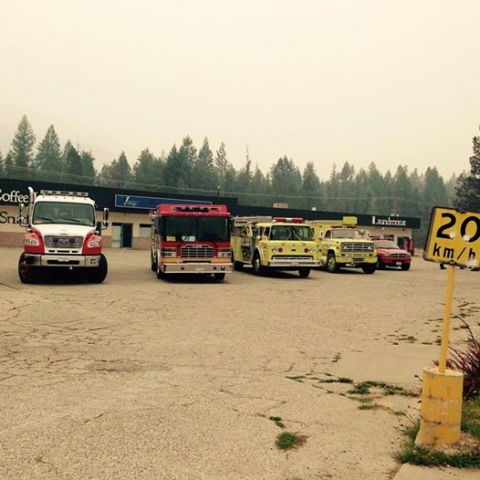 RDCK fire fighters pitch in at Christina Lake in case Stickpin fire causes local starts