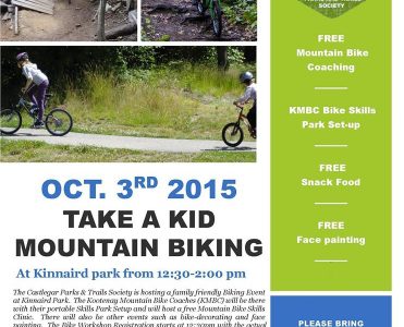 Take a Kid Mountain Biking in Castlegar this Saturday