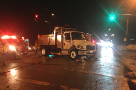 City snowplow damaged before 'significant' 20+ cm snowfall