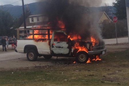 Police still investigating Saturday's vehicle fire downtown