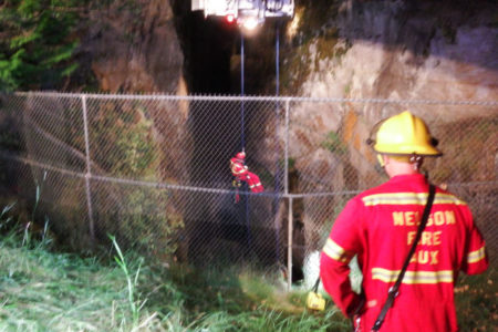 UPDATED: Woman rescued from ravine above Cottonwood Falls Park dies from injuries