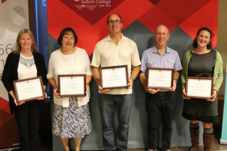 Selkirk College Recognizes Teaching Excellence