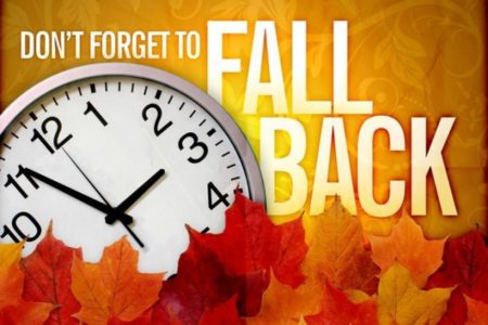 Time Change Weekend — Time to Fall Back