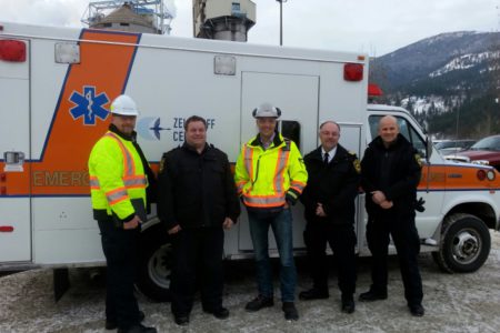 Celgar donates ambulance to Ootischenia Fire Department