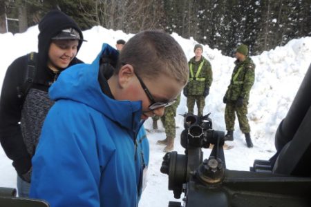 Castlegar and Grand Forks Air Cadets visit Operation PALACI