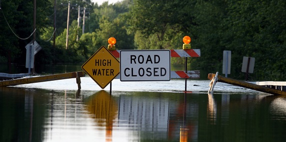 Avoid driving in flooded areas and respect the power of water, ICBC advises