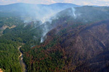 McCormick Creek Wildfire Evacuation Order reduced Tuesday