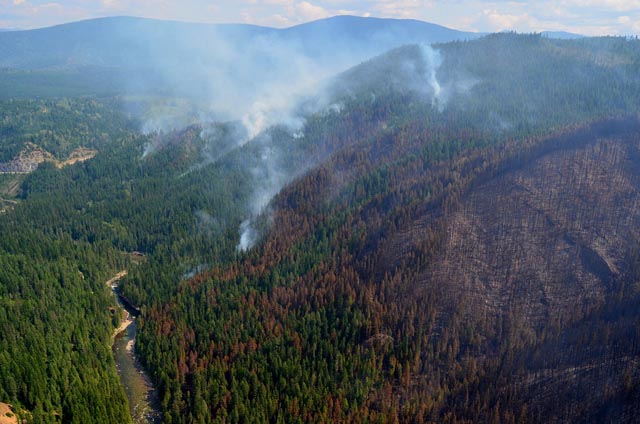 McCormick Creek Wildfire Evacuation Order reduced Tuesday