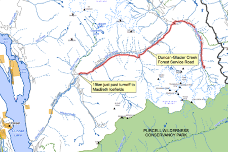 Road closures and restricted areas in the Southeast Fire Centre