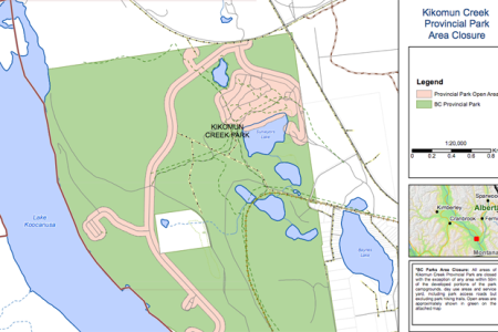 Partial closures of East Kootenay Premier Lake, Kikomun Creek Provincial Parks