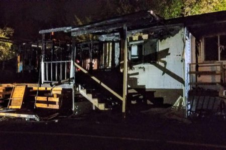 Home destroyed in fire Saturday