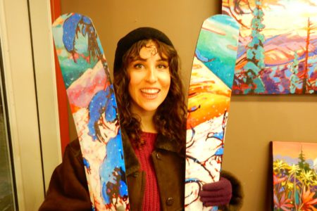 The lucky winner of that 'Artfully  Rossland' contest