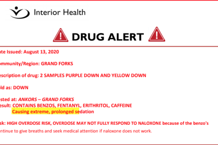 Drug Alert issued for Grand Forks area