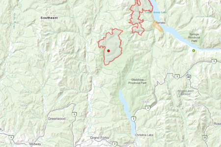 Area restriction for the Gladstone Park wildfire rescinded