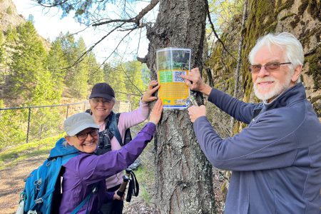 Boundary hiking challenge provides motivation to explore local trails